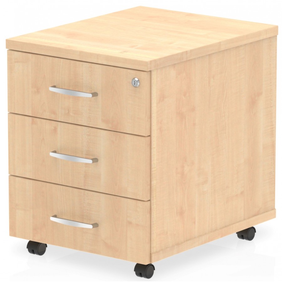 Rayleigh Lockable Mobile Pedestal - 2 or 3 Drawer